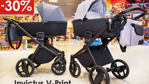Детская коляска Invictus V-Print со скидкой 30% в Карапузів