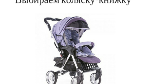 Как выбрать прогулочную коляску-книжку?