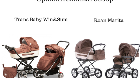Обзор колясок Trans Baby Win Sum и Roan Marita
