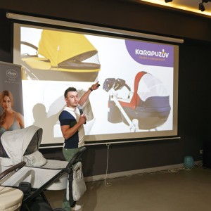Karapuzov на мероприятии для будущих мам IQ mama meeting