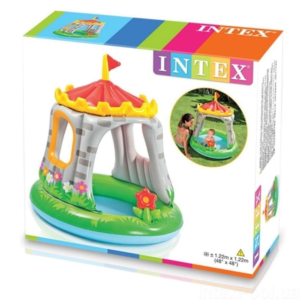 Дитячий надувний басейн Intex Королівський Замок (57122)