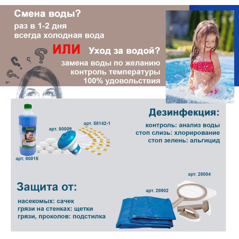 Дитячий надувний басейн Intex Геоментрія (58449)