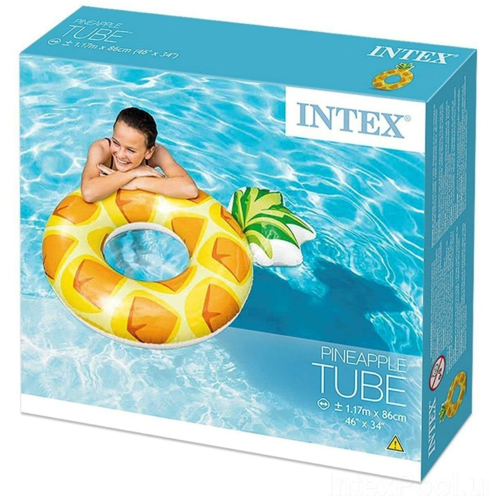 Надувной круг Ананас Intex (Интекс 56266) Надувной круг Ананас Intex (Интекс 56266)