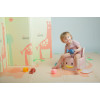 Дитячий горщик Babyhood Каченя з поліуретановим кільцем, рожевий (ВН-114PU)