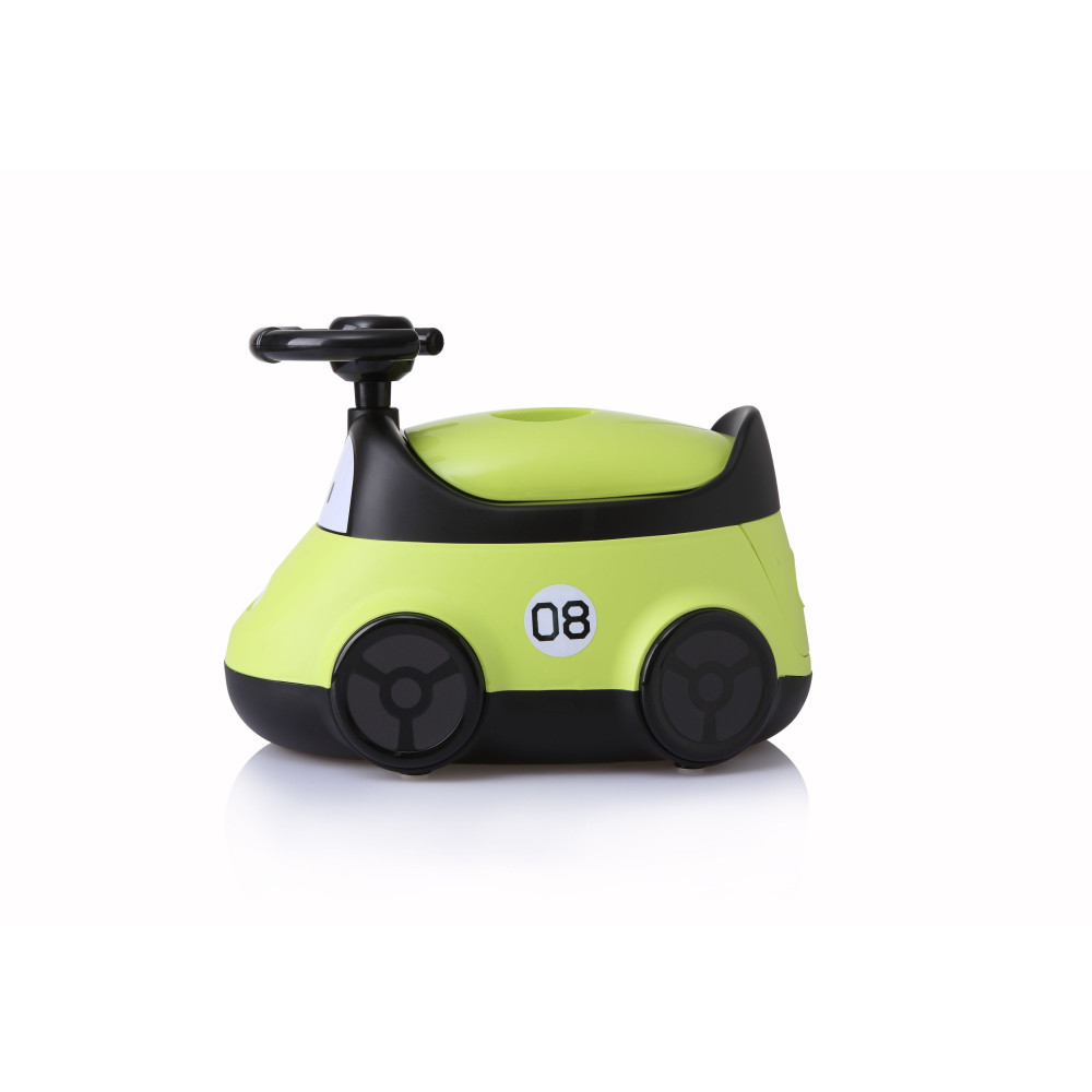Дитячий горщик Babyhood Автомобіль, зелений (BH-116G)