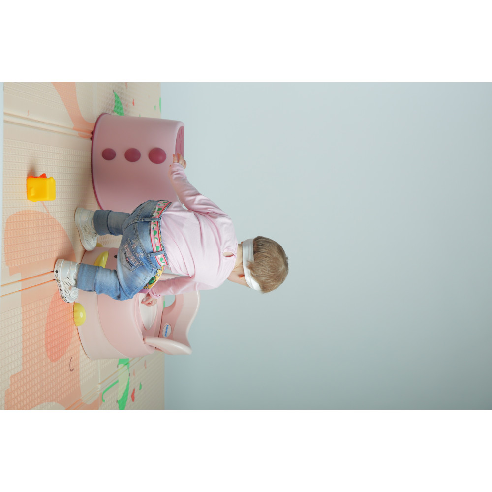 Сходинки у ванну Babyhood Дракончик, рожеві (BH-513P)