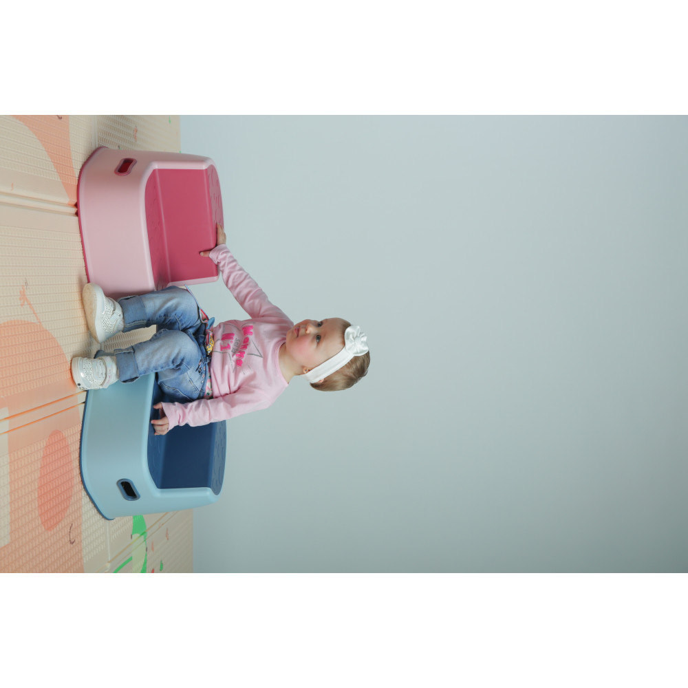 Сходинки у ванну Babyhood Дракончик, рожеві (BH-513P)