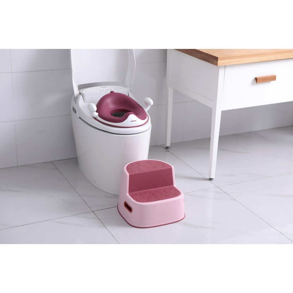 Сходинки у ванну Babyhood Дракончик, рожеві (BH-513P)