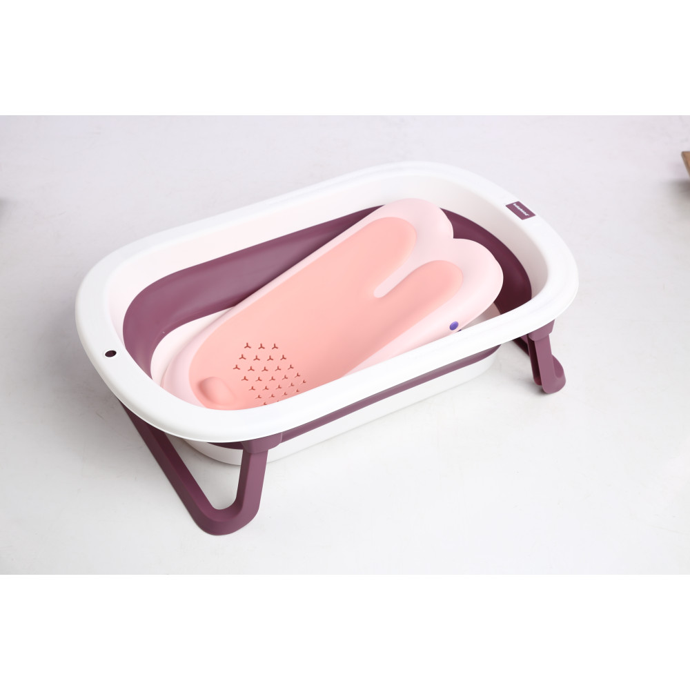 Гірка для купання Babyhood Зайчик, рожева (BH-219Р)