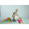 Тазик складний Babyhood Акула, рожевий (BH-746BP)