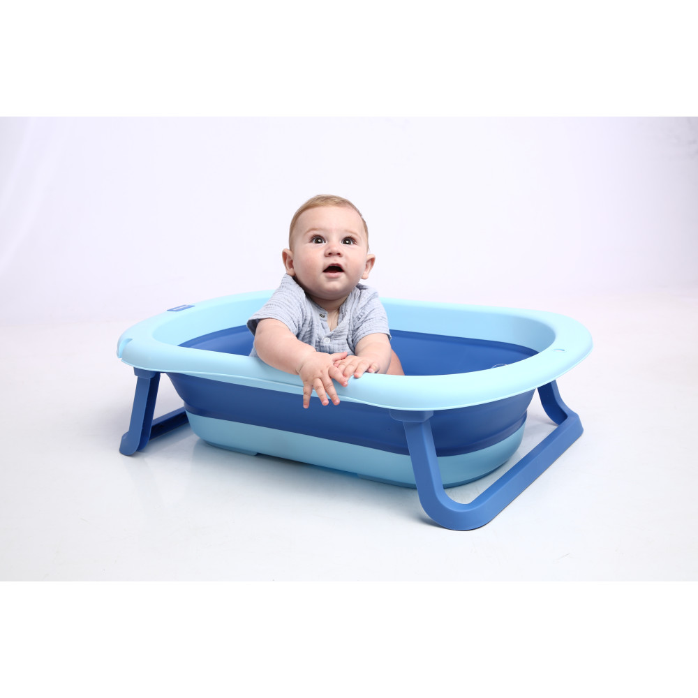 Ванночка складана Babyhood Комфорт синя (ВН-326BB)