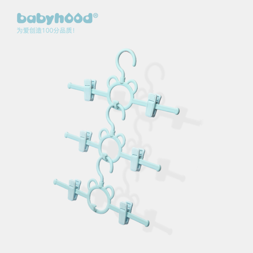 Вішалка дитяча з держателями Babyhood, рожева (BH-725P)