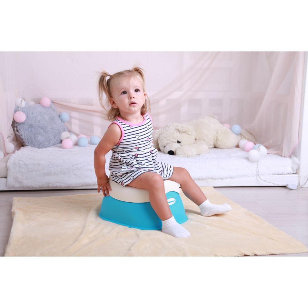 Дитячий горщик Babyhood Класік, блакитний (BH-117В) Дитячий горщик Babyhood Класік, блакитний (BH-117В)