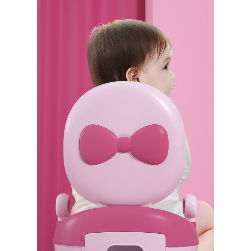 Дитячий горщик Babyhood Лу Лу, рожевий (ВН-128Р) Дитячий горщик Babyhood Лу Лу, рожевий (ВН-128Р)