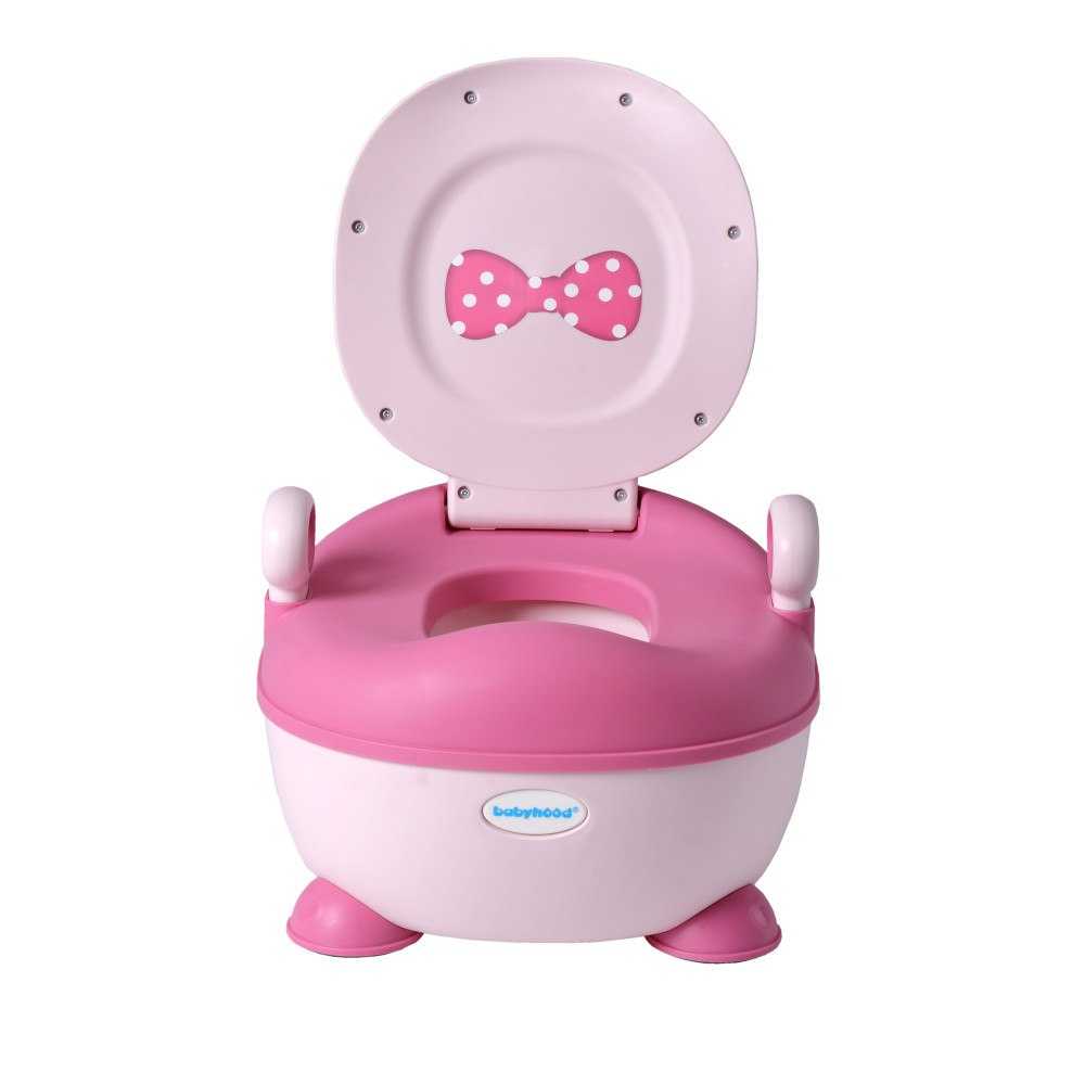 Дитячий горщик Babyhood Лу Лу, рожевий (ВН-128Р)