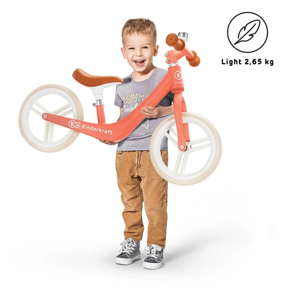 Беговел Kinderkraft Fly Plus Coral (KKRFLPLCRL0000)