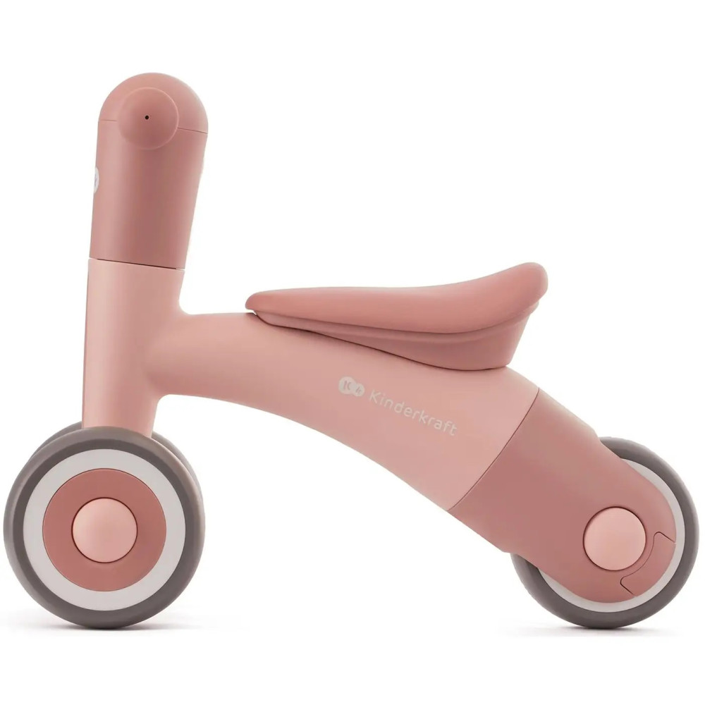 Kinderkraft Minibi - трехколёсный мини-беговел (от 1 года и 74 см роста) • Candy Pink (KRMIBI00PNK0000)