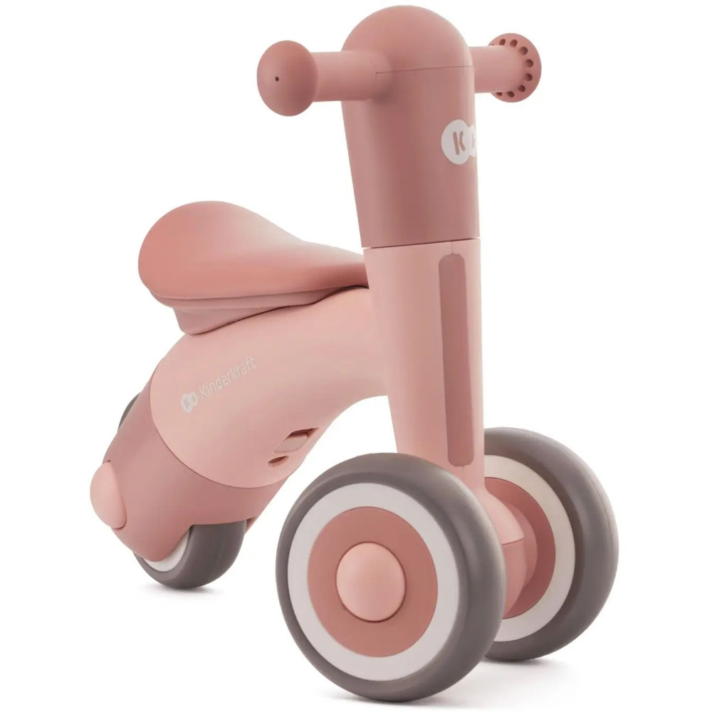 Kinderkraft Minibi - трехколёсный мини-беговел (от 1 года и 74 см роста) • Candy Pink (KRMIBI00PNK0000)