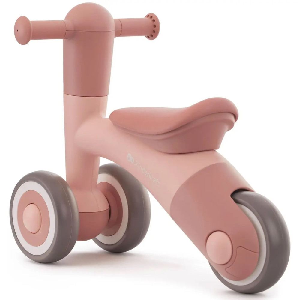 Kinderkraft Minibi - трехколёсный мини-беговел (от 1 года и 74 см роста) • Candy Pink (KRMIBI00PNK0000)