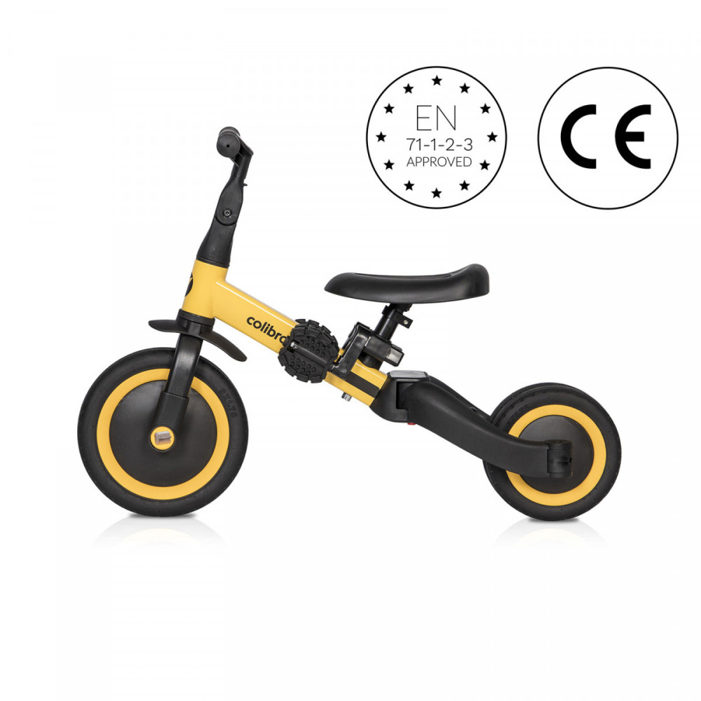 Велосипед-біговел Colibro Tremix Up 6 в1 Banana жовтий (CT-43-01)