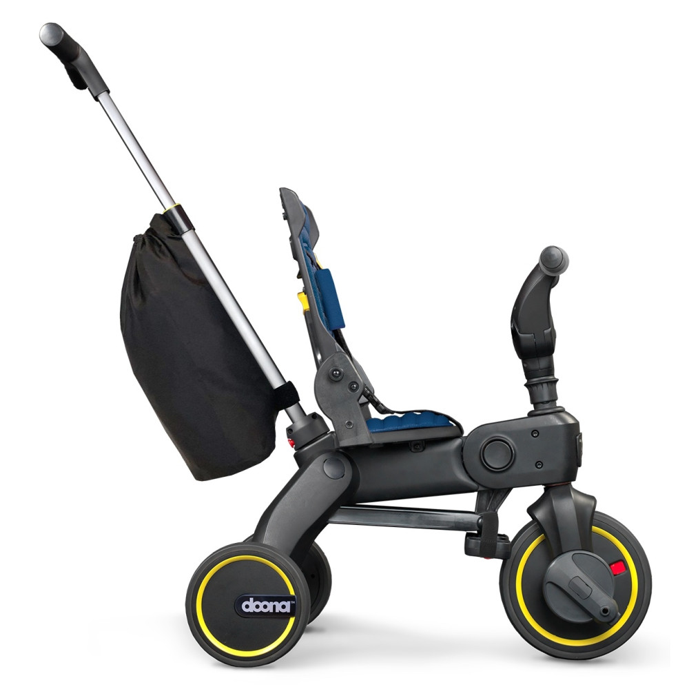 Doona Liki Trike S3 - складной детский трехколесный велосипед с родительской ручкой 5в1 (от 10 месяцев до 3 лет) • Royal Blue