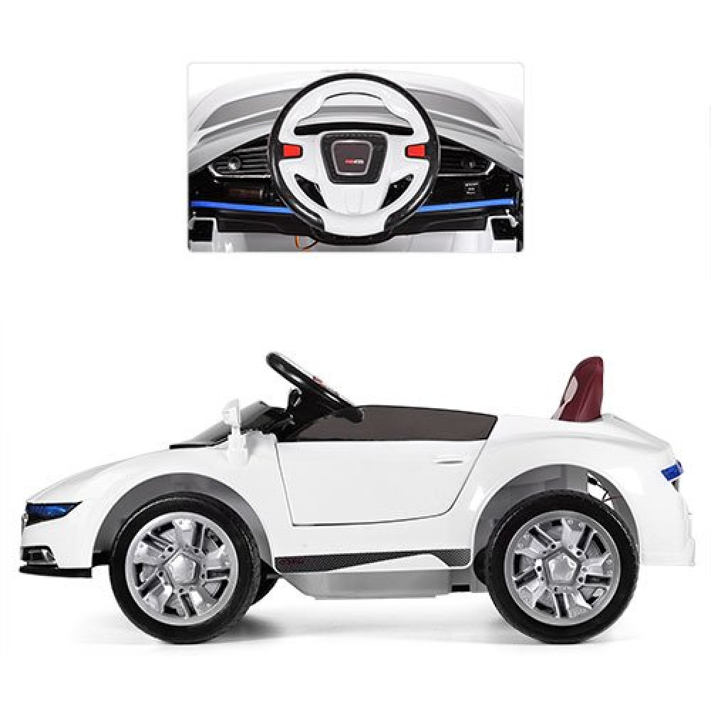 Дитячий електромобіль Audi M 2448 EBLR-1 білий