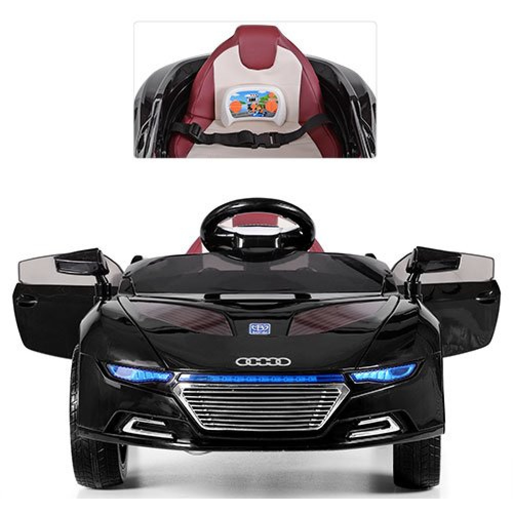 Дитячий електромобіль Audi M 2448 EBLR-2 чорний Дитячий електромобіль Audi M 2448 EBLR-2 чорний