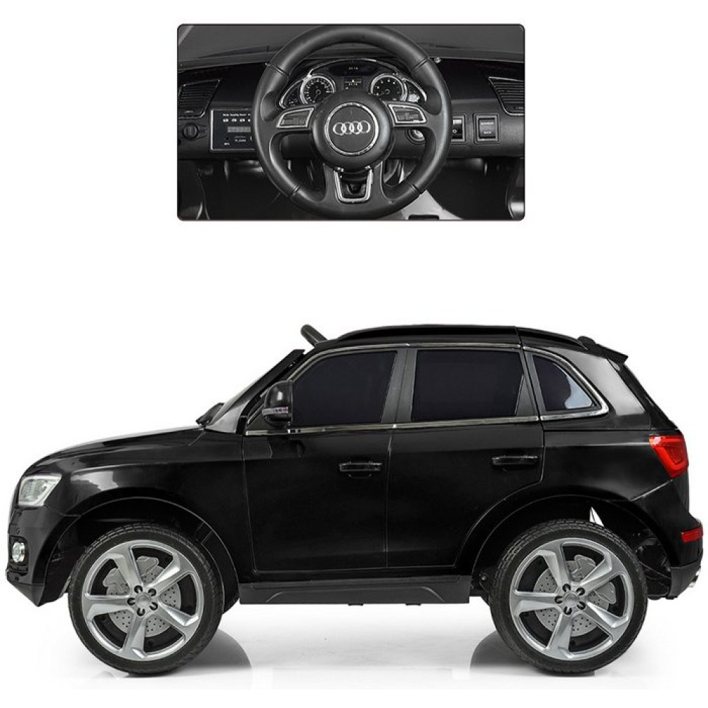 Дитячий електромобіль Audi Q5 M 3448 EBLR-2 Чорний Дитячий електромобіль Audi Q5 M 3448 EBLR-2 Чорний