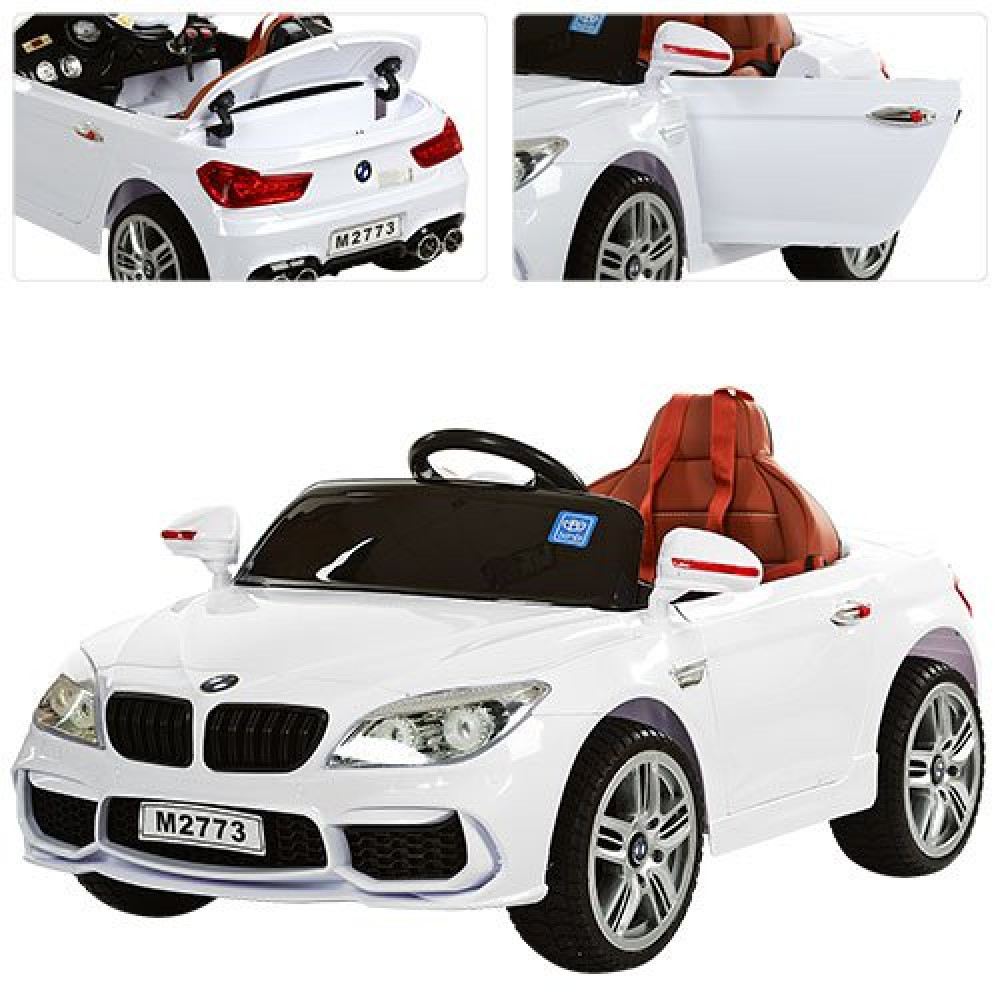 Дитячий електромобіль BMW 7 series M 2773 EBLR-1 Білий