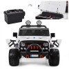 Дитячий електромобіль Джип Jeep Wrangler M 3673EBLR-1 білий
