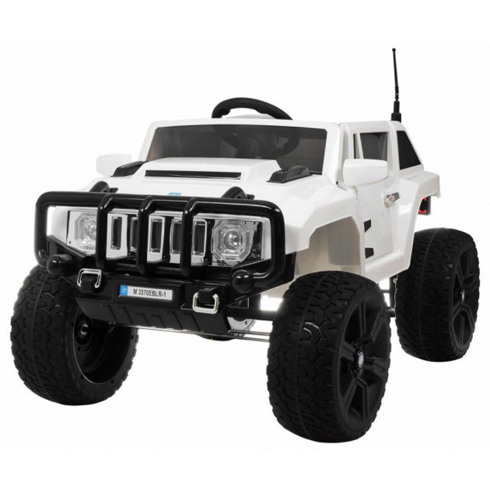 Дитячий електромобіль Джип Hummer M 3570 EBLR-1 білий