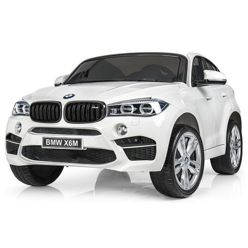 Детский электромобиль Джип 2168-1 BMW X6 M белый