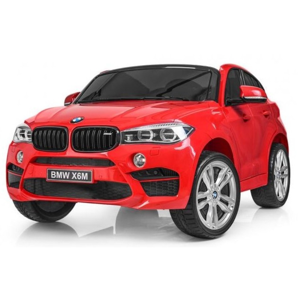 Дитячий електромобіль Джип 2168-3 BMW X6 M червоний