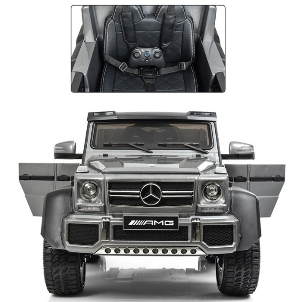 Дитячий електромобіль Джип Mercedes G63 M 3962 ABLR-11 сірий