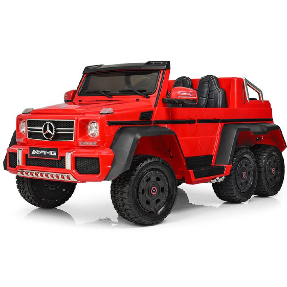 Дитячий електромобіль Джип Mercedes G63 M 3962 ABLR-3 червоний