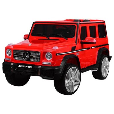 Детский электромобиль Джип Mercedes G65 AMG M 3567 EBLR-3 (4WD) красный