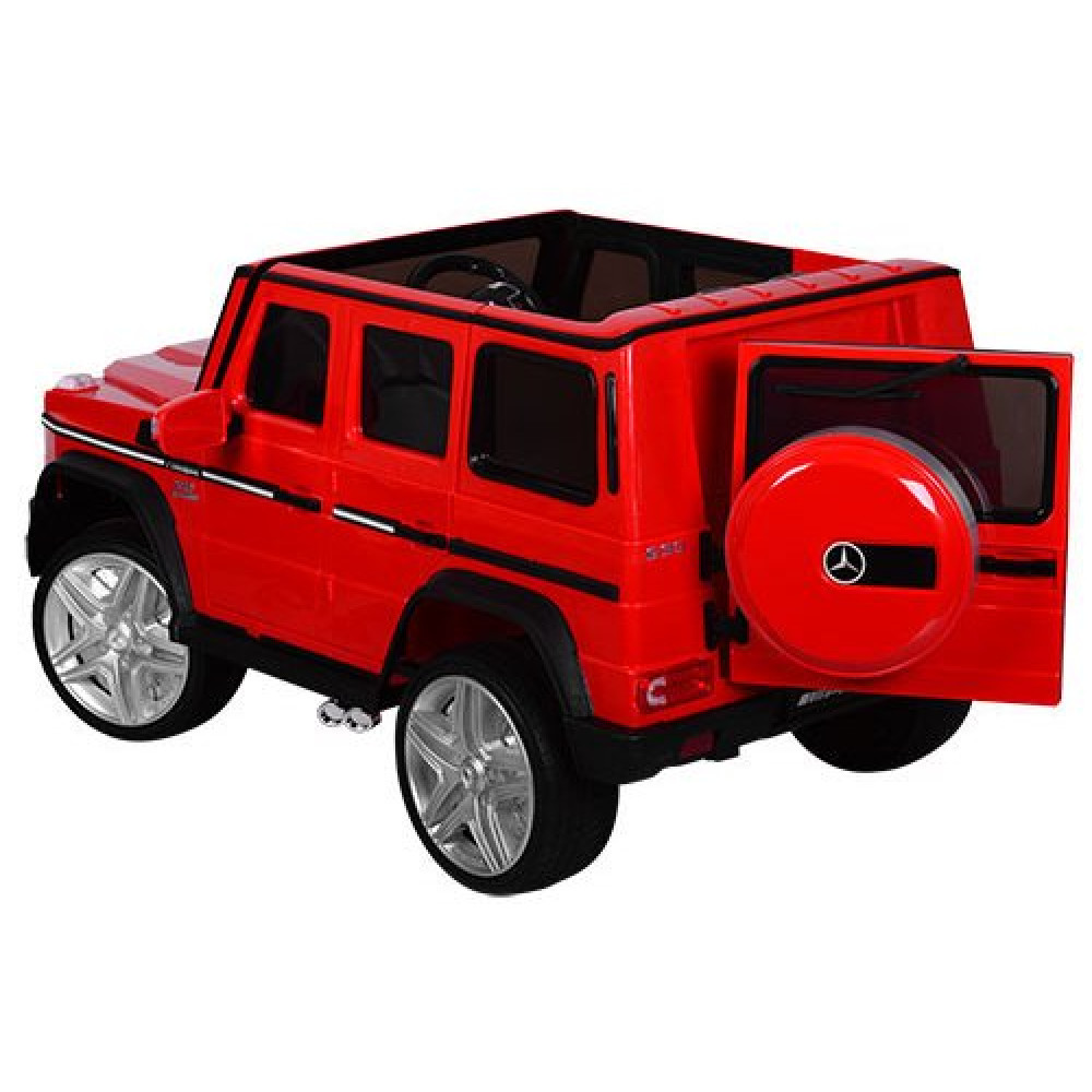 Дитячий електромобіль Джип Mercedes G65 AMG M 3567 EBLR-3 (4WD) червоний