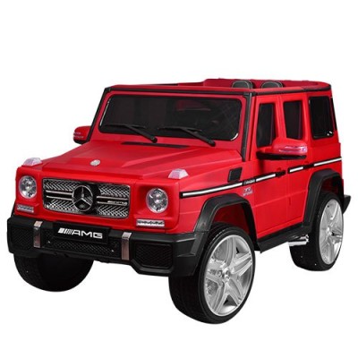 Детский электромобиль Джип Mercedes G65 AMG M 3567 EBLRM-3 красный