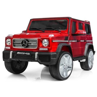 Детский электромобиль Джип Mercedes G65 AMG M 3567 EBLRS-3 красный