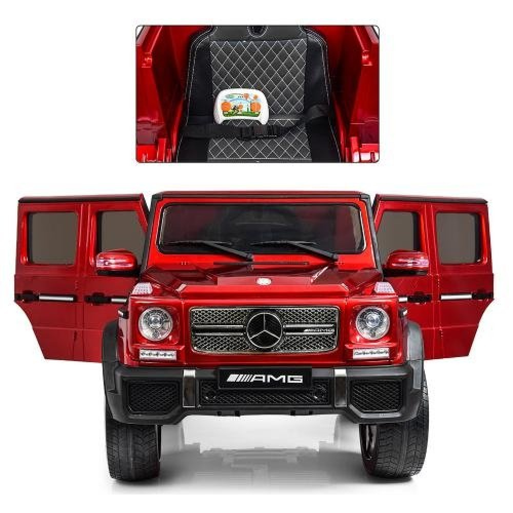Дитячий електромобіль Джип Mercedes G65 AMG M 3567 EBLRS-3 червоний Дитячий електромобіль Джип Mercedes G65 AMG M 3567 EBLRS-3 червоний
