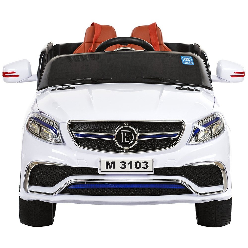 Дитячий електромобіль Джип Mercedes M 3103 (MP4) EBLR-1 білий