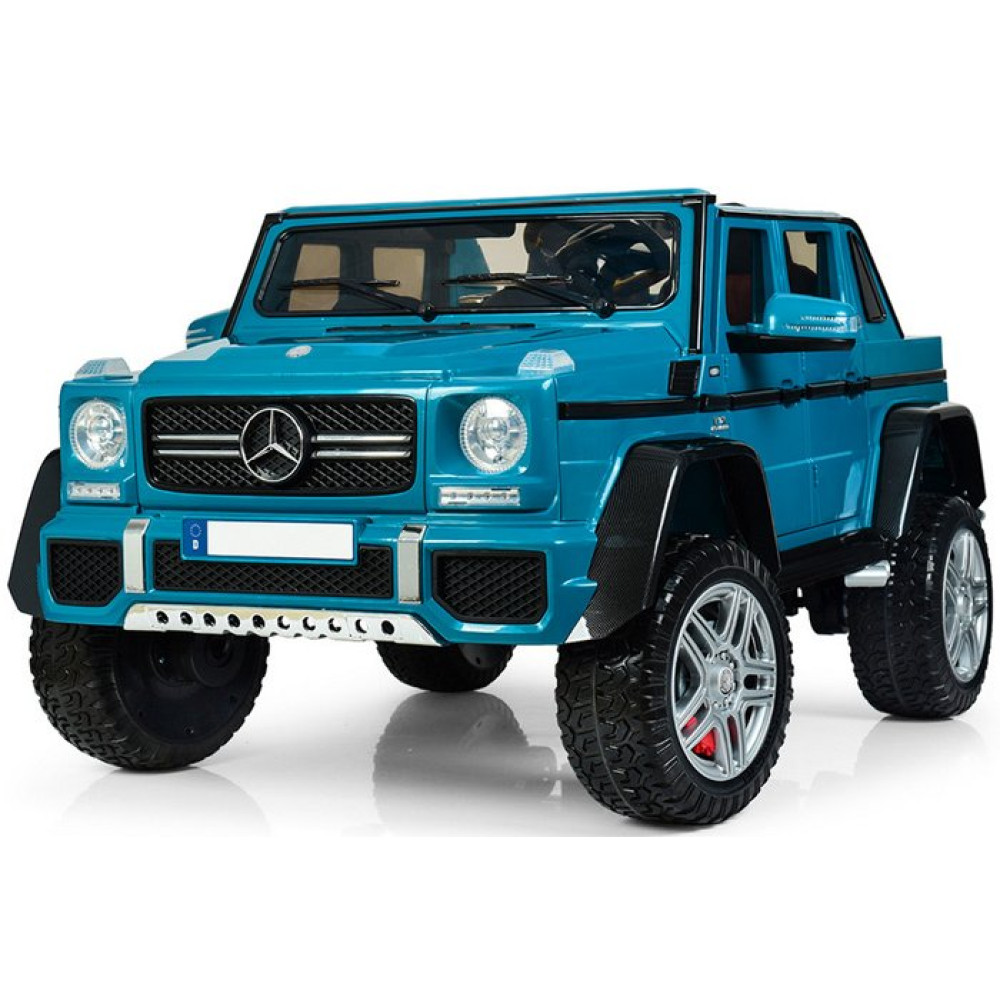 Дитячий електромобіль Джип Mercedes M 4000 EBLR-4 синій