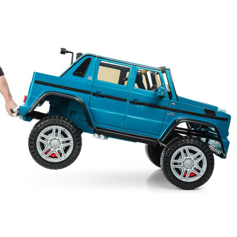 Дитячий електромобіль Джип Mercedes M 4000 EBLR-4 синій