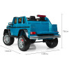 Дитячий електромобіль Джип Mercedes M 4000 EBLR-4 синій
