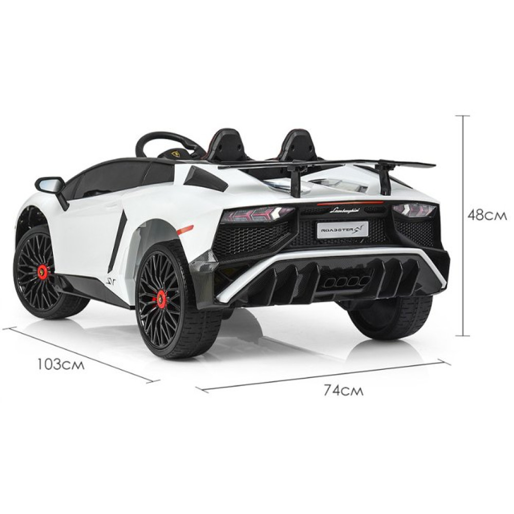 Дитячий електромобіль Lamborghini M 3903 EBLR-1 білий