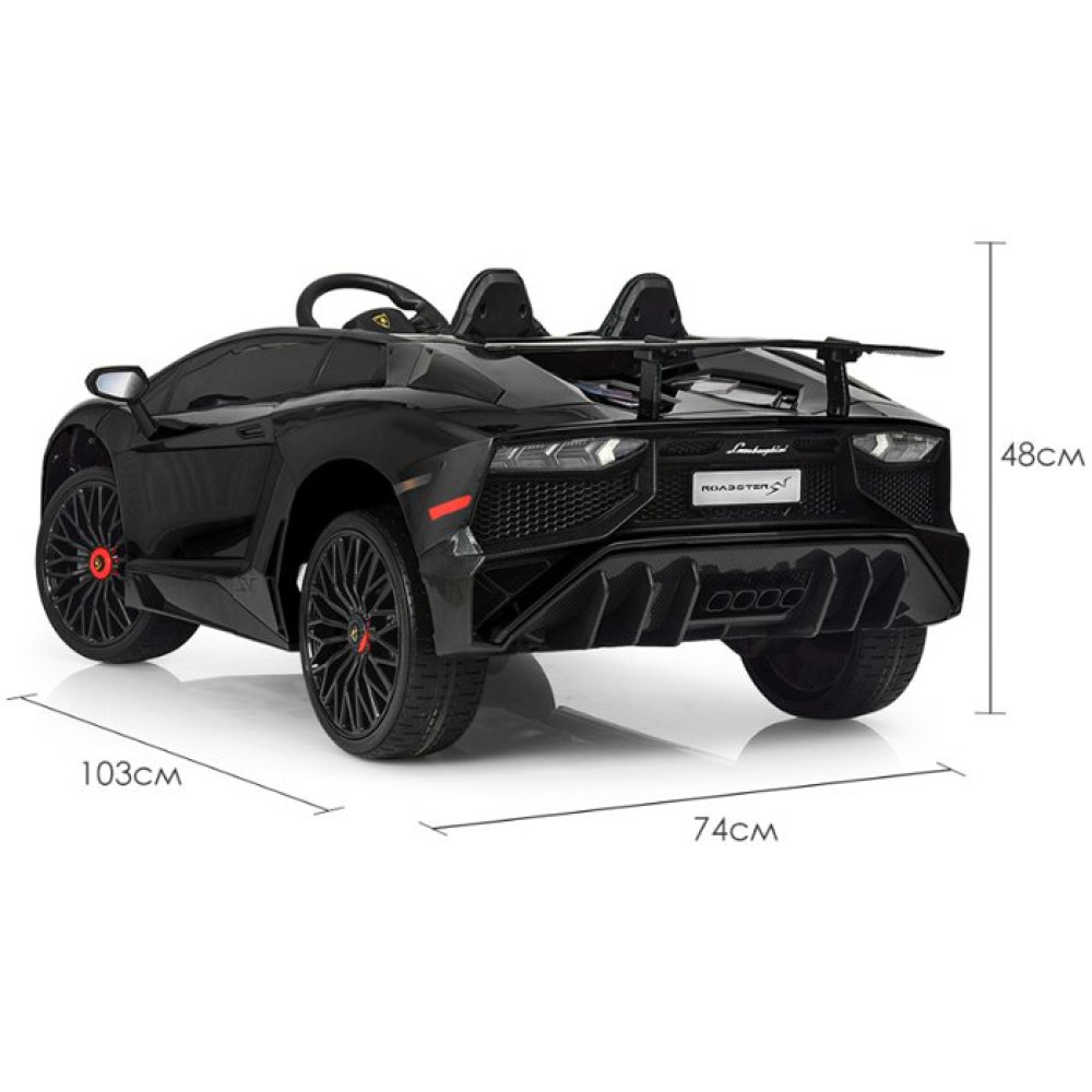 Дитячий електромобіль Lamborghini M 3903 EBLR-2 чорний