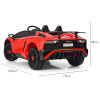 Дитячий електромобіль Lamborghini M 3903 EBLR-3 червоний
