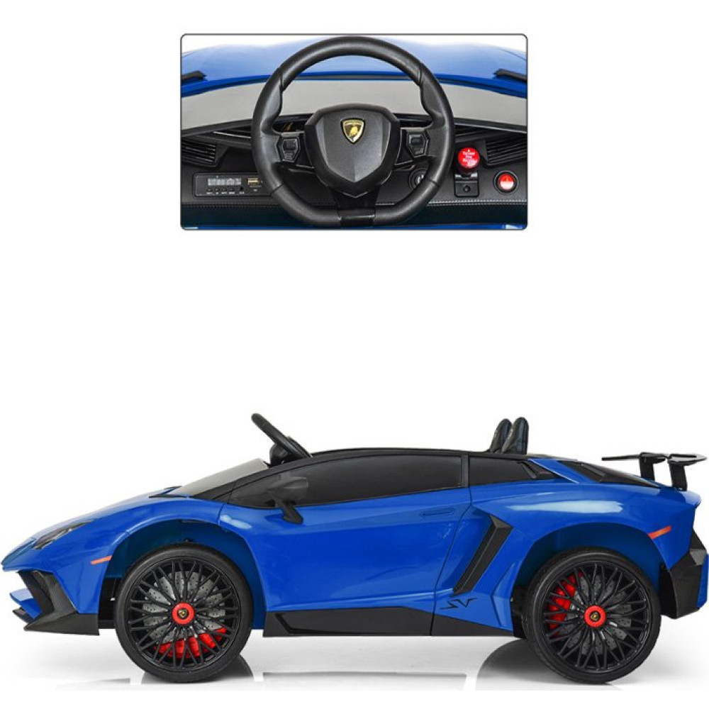 Дитячий електромобіль Lamborghini M 3903 EBLR-4 синій
