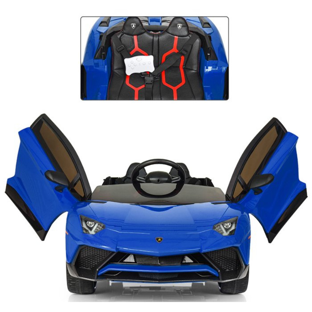 Дитячий електромобіль Lamborghini M 3903 EBLR-4 синій