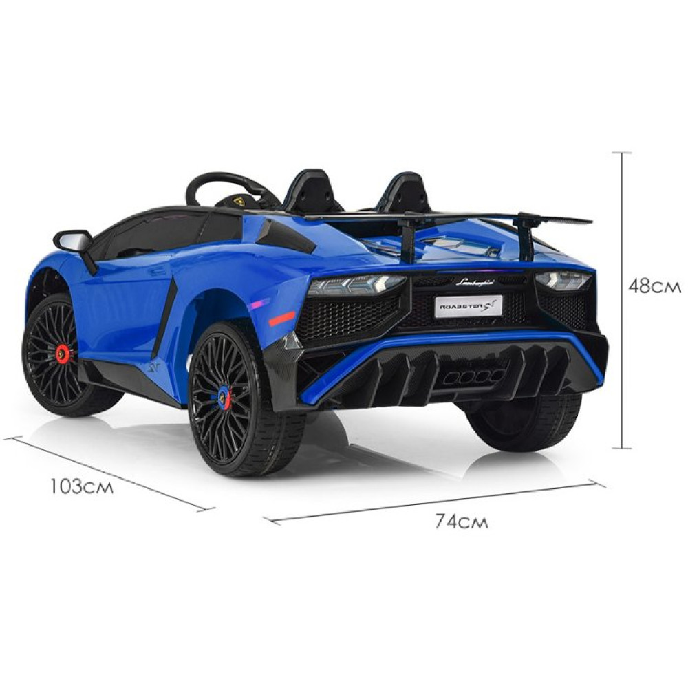 Дитячий електромобіль Lamborghini M 3903 EBLR-4 синій